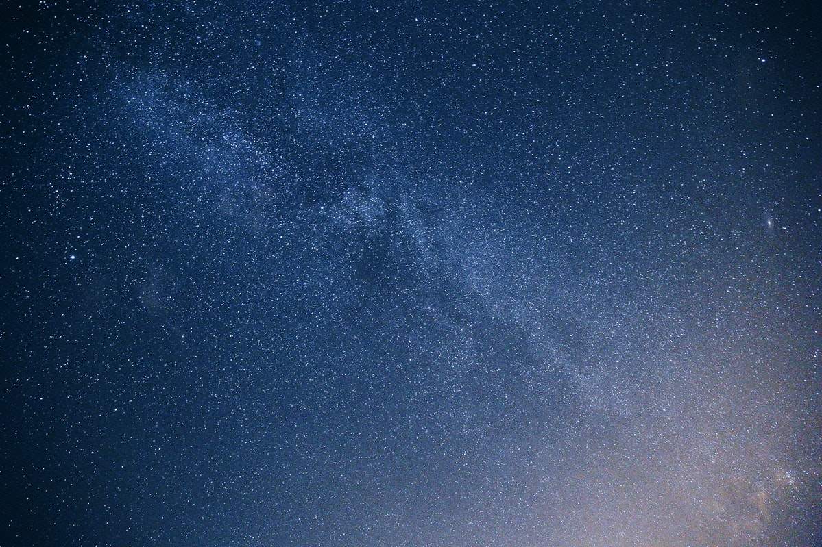 Starry night sky, background image for Stelios Ioannides personal site